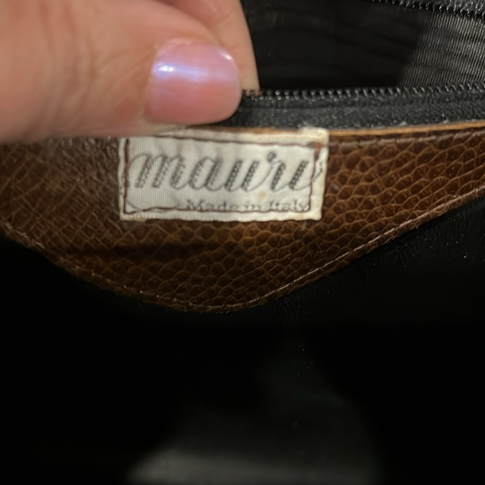 Mauri Vintage Brown Ostrich Leather Purse - Picture 7 of 8